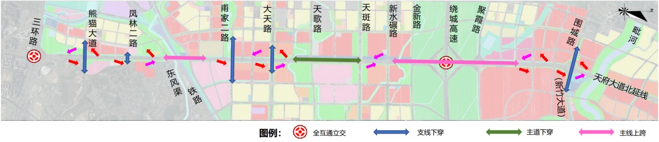 天府大道北延線三環路至新水碾路段交通将有優化調整5.jpg