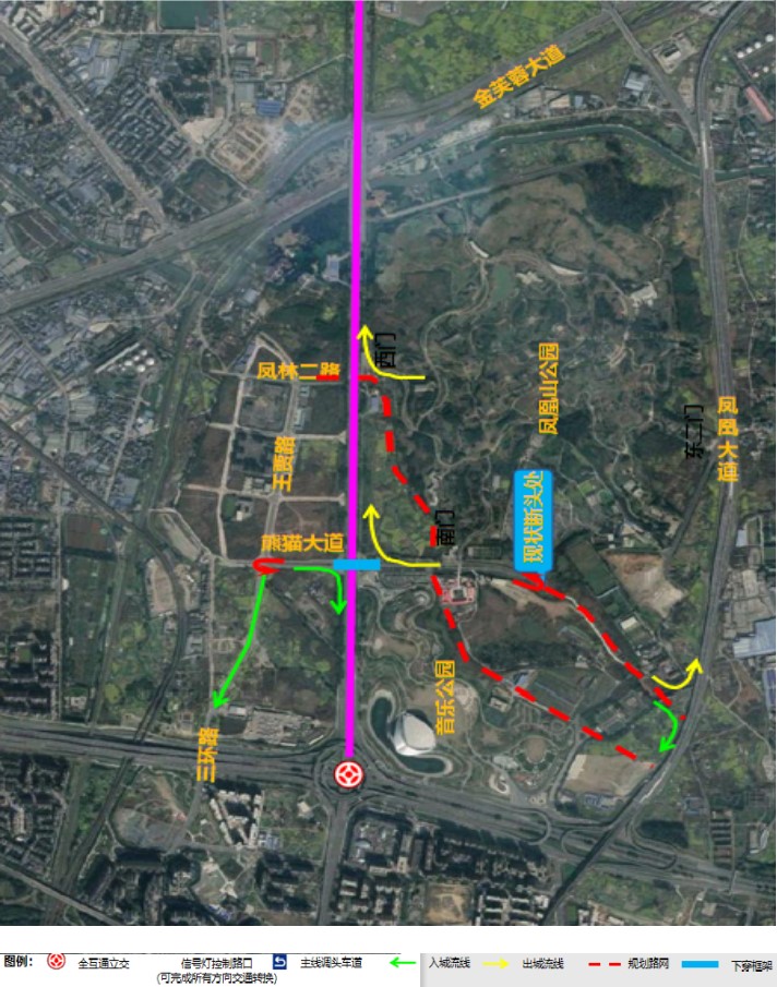 天府大道北延線三環路至新水碾路段交通将有優化調整7.jpg