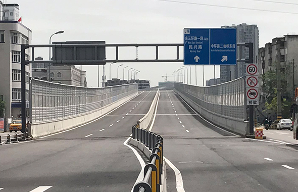 建設北路北延線蜀龍路（五期）建設項目（二期）工程正式通車